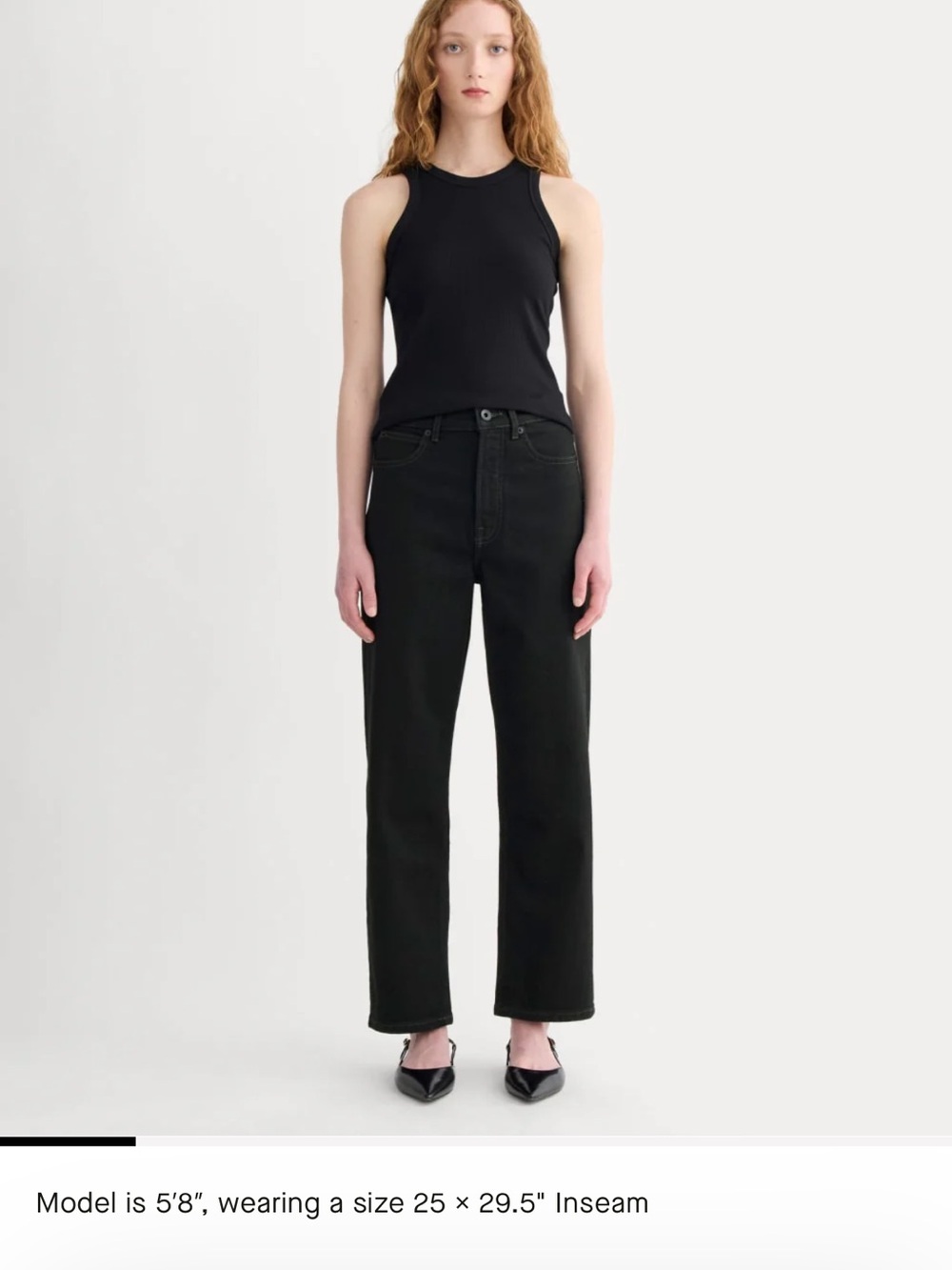 Everlane High-Rise The Way High Jeans — Black 27L 29” inseam